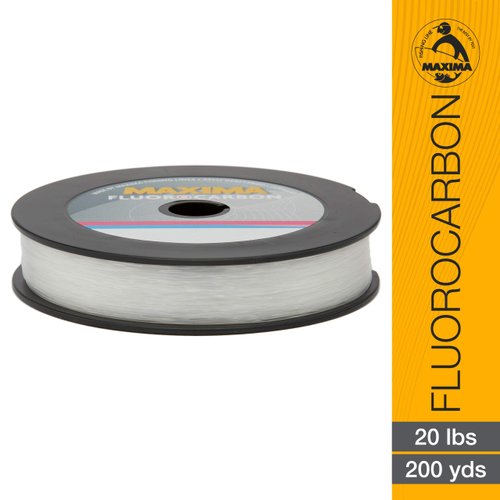 Maxima Fishing Line One Shot Spools, Clear, 20-Pound/200-Yard (MFCOS20)