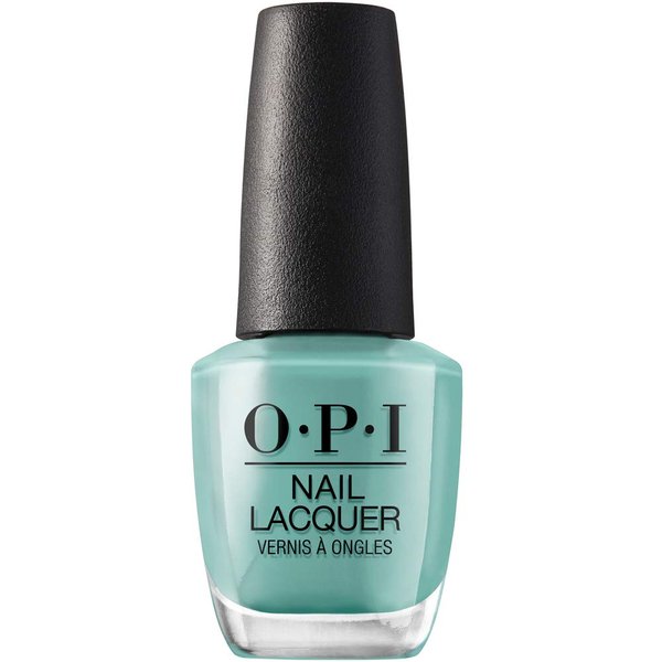 OPI Nail Lacquer, Verde Nice to Meet You, Green Nail Polish, Mexico City Collection, 0.5 fl oz