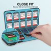 HEIYING Memory Card Case for SD Card and TF Card, Portable SD Card Holder SD SDHC SDXC TF Card Storage with 20 SD Card Slots & 20 Micro SD Card Slots.