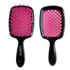 ALINEX Wet & Dry Vented Detangling Hair Brush - Hair brush for All type of Hairs with Black Pink Constrast -Hair Brush Man and Woman,Ultra-soft Tangles Hair Brush