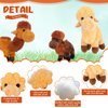 Sosation 9 Pack Camel Stuffed Animal Camel Plush Cute Camel Doll Toy Soft Small Stuffed Camel Hanging Ornaments for Keys Purse Backpack School Bags, DIY Birthday Party Favors, 5.5 x 2 Inches