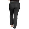 Stretch is Comfort Women's Foldover Plus Size Yoga Pants Black 3X