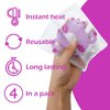 Hand Warmers Reusable, Reusable Heat Pack, Reusable Hand Warmers, Heat Packs for Hands, Heat Packs, Heat Packs for Cold Weather, Hand Click Gel Warmers, Instant Heat Packs (Pink)