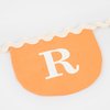 Meri Meri Trick Or Treat Fabric Halloween Garland (Pack of 1), 8' Strand (12’ Including Excess Cord), Reusable Halloween Party Decorations, RIC Rac Detailing, Drawstring Organdie Storage Bag