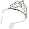ViciBeads Elegant Bridal Wedding Rhinestone Tiara Crown with Combs