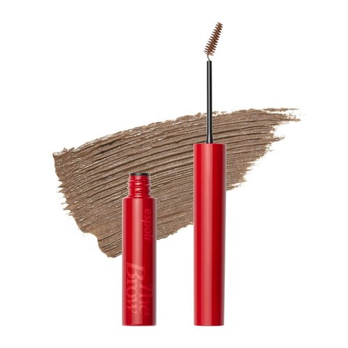 ESPOIR The Brow Color Fixing Cara #2 Taupe 3g | Easy Fixing without Clumping with Skinny Brush | Long Lasting Smudgeproof Eyebrow Mascara | Soft Mood Coloring Tinted Eyebrow Gel | Korean Eyes Makeup