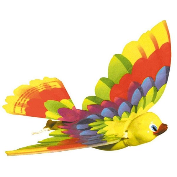 Big Game Toys~Flying Bird orinthopter Wind-up Rubber Band Powered Plane Glider Retro Toy
