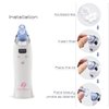 Blackhead Remover Pore Vacuum for face, BlueOrchids dermasuction for Whitehead Removal, Acne Pimple Sucker, face Vacuum Pore Cleanser, Comedone Extractor, 5 Adjustable Suction Power with 4 Probes