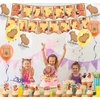 Capybara Birthday Party Supplies Capybara Party Decorations Includes Capybara Happy Birthday Banner, Cake Topper, Cupcake Toppers, Balloons