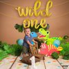 KatchOn, Big Gold Wild One Balloons - 16 Inch | Wild One Birthday Decorations Girl | Gold First Birthday Decorations | Gold Wild One Birthday Balloons, Wild Flower Birthday Decorations