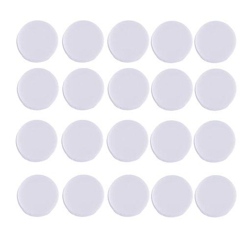 Kisangel 100Pcs Toy Rattle Box Repair 15MM Pet Baby Toy Noise Maker Insert Squeaker for Pet Toy Animal Puppet Doll Accessories White