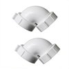GULUANT 2 Pack Replacement 1-1/2 Inch PVC 90° Elbow with Nuts & Washers/Reusable Nuts for Primex 89793