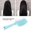 Vented Paddle Hair Brush, Styling Hair Brush, Detangling Hair Brush, Paddle Brush for Thick Straight Hair, Massage Hair Comb, Anti-static Hair Comb, Vented Hair Brush (blue)