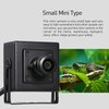 REVOTECH Mini Fisheye Security IP Camera, HD 3MP Indoor Camera 1.44mm Lens 180 Degree Wide Angle P2P Remote View CCTV Video Cam H.265 (I706-4 Black)