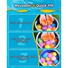 SOPPYCID Water Balloons Reusable 18PCS Fast Fill Self-sealing, Silicone Water Balls Refillable Splash for Girls and Boys Ages 3-12 Years Old, Summer Fun Water Pool Beach Toys Outdoor Backyard Activity