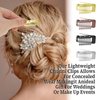 16pcs 10-Teeth Wig Clips to Secure Wig No Sew,Clips for Hair Extensions Invisible Strong Hijab Pins Chunni Clips for Woman Veil Hair Extensions Hairpieces