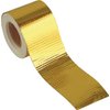 DESIGN ENGINEERING INC. Reflect-A-GOLD High-Temperature Heat Reflective Adhesive Backed Roll (2" x 15') - Insulation Tape Wrap For Engine Covers & More
