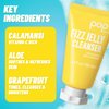 POPBEAUTY Fizz Jelly Cleanser | Textured Jelly Face Wash | Cleanses and Brightens Skin | Removes Makeup Residue | 3.4 Fl Oz