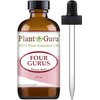 Four Gurus Essential Oil Blend 4 oz Bulk 100% Pure Natural Therapeutic Grade Blended with Clove, Cinnamon, Lemon, Rosemary Eucalyptus for Aromatherapy Diffuser and Immune Support
