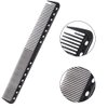 Medsuo 3pcs Professional Heat Resistant Barber Fine Cutting Hairdressing Fiber Carbon Barber Comb for Salon and Home - Medium and Fine Tooth