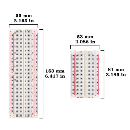 ALLECIN Solderless Electronics Breadboard Jumper Wires Kit 400 830 Tie Point Breadboard 14Values Solid Jumper Wire 126pcs U-Shape Male to Male Bread Board Cable Wire Dupont Ribbon Cables for Arduino
