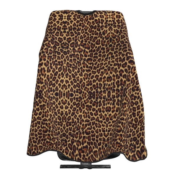 YETTA YANG Cool Leopard Print Hairdresser Hair Stylist Haircut Cover Salon Barbering Cape Shop Accessories Styling Professional Cloth