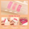 HOSAILY Color Changing Lazy Lipstick, Magic Blush Tinted Lip Balm, PH Temperature Changing Multi-Use Lips and Cheek Jelly Tint Makeup, Hydrating Long Lasting Labiales Magicos Lipstick for Women #3