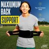 FlexGuard Support Back Brace - Back Support Belts for Men Women, Compression Lower Back Brace for Pain Relief, Strained Muscles, Breathable Lumbar Belts with Functional Pocket for Sciatica (XL)