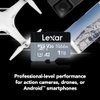 Lexar 1TB Professional 1066x Micro SD Card w/SD Adapter, UHS-I, U3, V30, A2, Full HD, 4K UHD, Up to 160/130 MB/s, for Action Cameras, Drones, Smartphones, Tablets, Nintendo-Switch (LMS1066001T-BNANU)