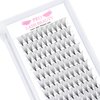Premade Fans Eyelash Extensions 12D-D-0.07-9 Premade Volume Lash Extensions Pointed Base Fans 0.07 Premade Volume Fans C D Curl(12D-D-0.07,9mm)