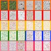30 Sheets 7 Holiday Nail Art Stickers, Mixed Season Nail Decals Set for All Year, 3D Self-Adhesive Pegatinas Uñas Easter 4th of July Halloween Thanksgiving Christmas Valentine's St. Patrick's Day