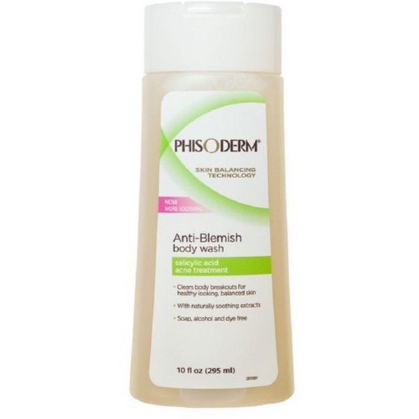 pHisoderm Anti-Blemish Body Wash 10 oz (Pack of 12)
