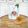Newborn Pacifier- Shorter Nipple Less Gagging - Small Preemie (0-6 mos) - Breastfed Babies - 100% Natural Rubber - BPA-Free - Handcrafted in Italy - 1-Pack