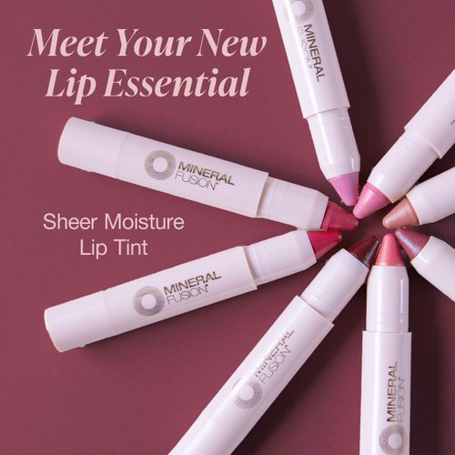 Mineral Fusion Sheer Moisture Lip Tint, Smolder, 0.10 Ounce (Packaging May Vary)