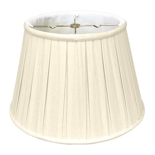 Royal Designs Empire English Pleat Basic Lamp Shade, Linen Beige, 11 x 18 x 12