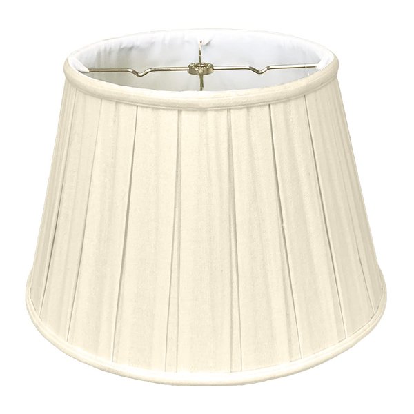 Royal Designs Empire English Pleat Basic Lamp Shade, Linen Beige, 11 x 18 x 12