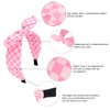 Jaciya Bow Headbands for Women Non Slip Fashion Knotted Headband with Bow Cute Top Knot Hair Bands Wide Headbands for Women Girls Buffalo Plaid Bunny Ears Headband Hair Accessories