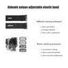 Aiduode Adjustable Elastic Band For Wigs And Making Wigs Adjustable Straps For Wigs Adjustable Wig Bands Sewing in Wig Adjustable Straps For Wigs And Wig Caps(BLACK * 6PCS)