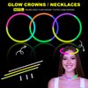 12 Pack Glow Glasses Toys Gifts with 40 Glow Sticks & Connectors(for 12 Glow Heart Glasses &16 Bracelets), Christmas Neon Light Up Party Favor Supplies for New Years Eve Birthday Camping (kids&Adults)