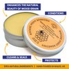 Beeswax Furniture Polish & Conditioner for Wood (Lavender 3.4 Fl Oz) Enhances the Natural Beauty of Oak Pine Beech & More Seals & Protects for a Perfect Finish Bees Wax Polish Protects & Enhances