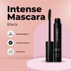 Sandstone Scandinavia Hypoallergenic Black Mascara for Sensitive Eyes - Smudge-Proof, Sweatproof, Lengthening Mascara with Intense Volume - Vegan, Allergy Friendly Mascaras