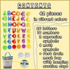 ALPHABATH 42pc Alphabet Letters Numbers Suction Bath Toys Montessori Sensory Preschool Daycare Spelling Basic Math Learning No Mold Free Shower Building Travel Kids Toddlers Ages 1 2 3 4 5 6 Years Old