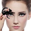 Alayna Eyeliner Stencils for Cat Eye Winged and Smokey Eyeshadow Applicators Shaper Tool Guide Sticker Eyebrow Pencil 10 Different Effects, 4 Pack