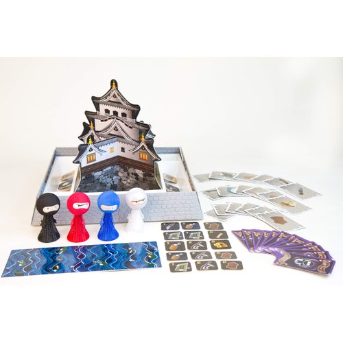 KiddyKiddoUSA Flying Ninja Kids Table top Board Game, Trains Motor Skills and Focus