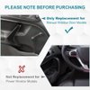 JDMON Front Left Driver Interior Door Pull Handle Replacement for Ford Fiesta 2011-2020 Inner Door Panel Handle Inside Handle Replacement for D2BB-A23943-CA35B8 G2BZ-5823943-JA Black