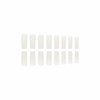 MISUD Press on Nails Extra Long Square Fake Nails Squoval Acrylic Nails Glossy Glue on Nails Pure White Artificial Nails Solid Color Gel False Nails for Women 24 pcs