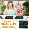 2 Pack LCD Writing Tablet, Electronic Drawing Writing Board, Erasable Drawing Doodle Board, Doodle Pad Toys for Kids Adults Learning & Education, 8.5IN(Blue+Pink)
