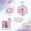 EDWEKIN® Baby Float,Mermaid Theme Inflatable Baby Pool Float,Swimming Pool Accessories for Age of 3-36 Month