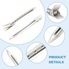 24Pcs Duck Billed Hair Clips for Styling Sectioning, Metal Hair Clips for Women Long Hair, Metal Alligator Curl Clips for Hair Roller Salon(Silver)