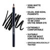Lord & Berry SILK KAJAL Kohl Eyeliner Pencil, Long Lasting Soft Gel based Eye Liner for Women With Smudgeable Semi-Matte Finish, Ophthalmologically Tested & Cruelty Free Makeup, Black